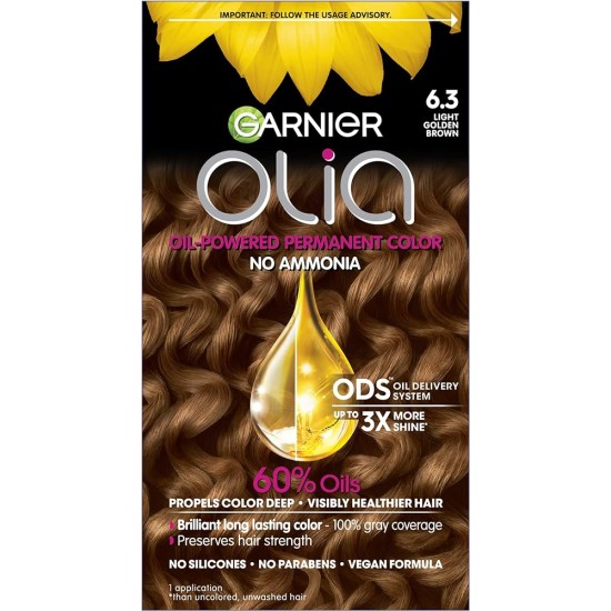 GARNIER OLIA HAIR COLOUR 6.3