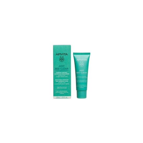 Apivita Just Bee Clear Blemish Control Mattifying Moisturizer