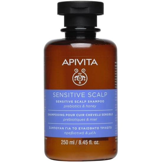 Apivita Sensitive Scalp Shampoo with Prebiotics & Honey 250ml