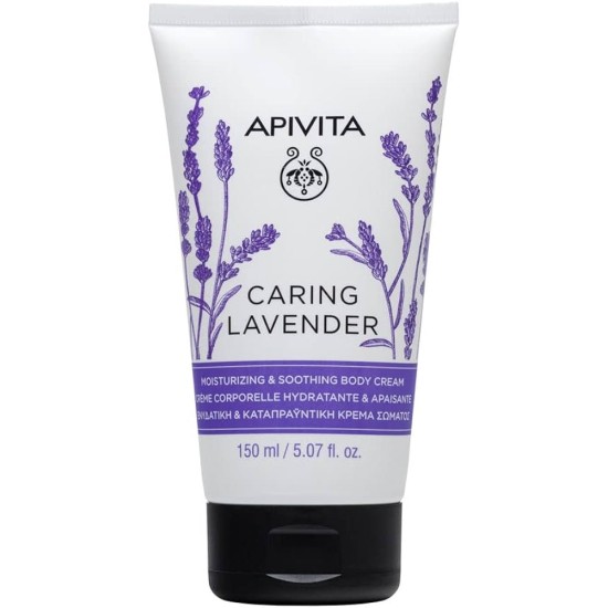 Apivita Caring Lavender Moisturising & Soothing body cream 150ml