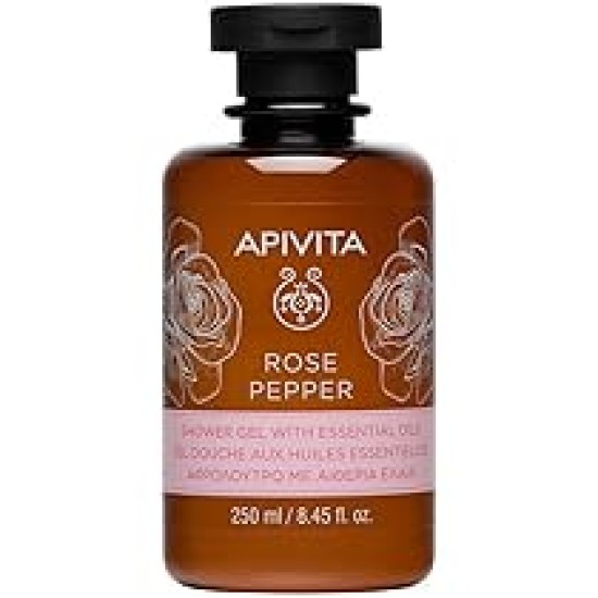 Apivita Rose Pepper Shower Gel 250ml