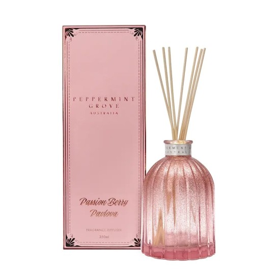 Peppermint Grove Diffuser 350ml - Passion Berry Pavlova Peppermint Grove Diffuser 350ml - Passion Berry Pavlova
