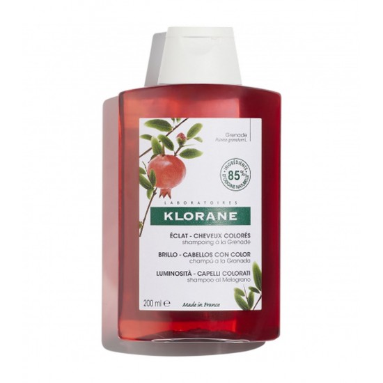 Klorane Protecting Shampoo With Pomegranate For Colour-treated Hair 200ml