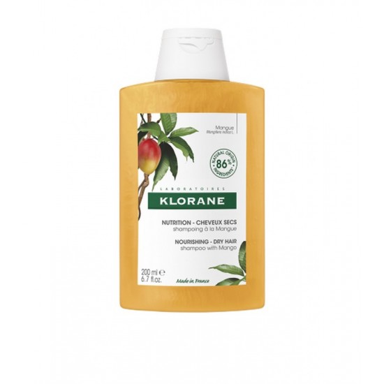 Klorane Nourishing Shampoo With Mango For Dry Hair 200ml