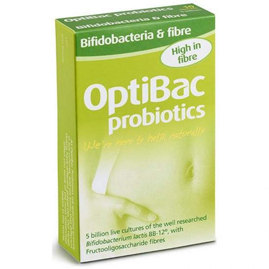 Optibac Probiotics Bifido and Fibre 10 Sachets