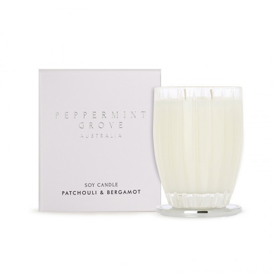 Peppermint Grove Candle 350g - Patchouli & Bergamot