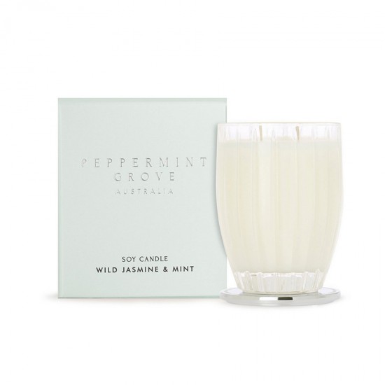 Peppermint Grove Candle 350g - Wild Jasmine & Mint