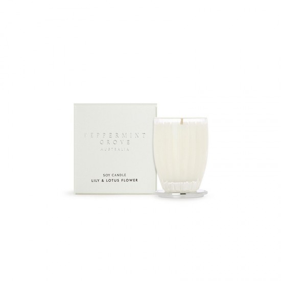 Peppermint Grove Candle 60g - Lily & Lotus Flower Peppermint Grove Candle 60g - Lily & Lotus Flower