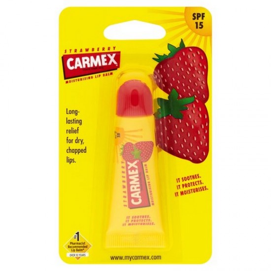 Carmex Strawberry Lip Balm Tube 10g