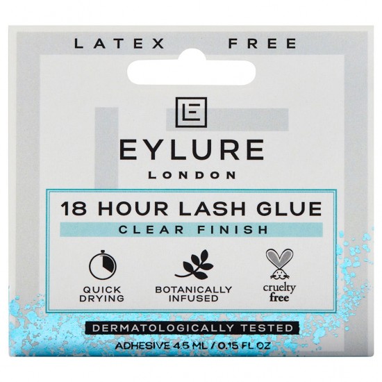 Eylure 18 Hour Lash Glue Clear Latex Free 4.5ml