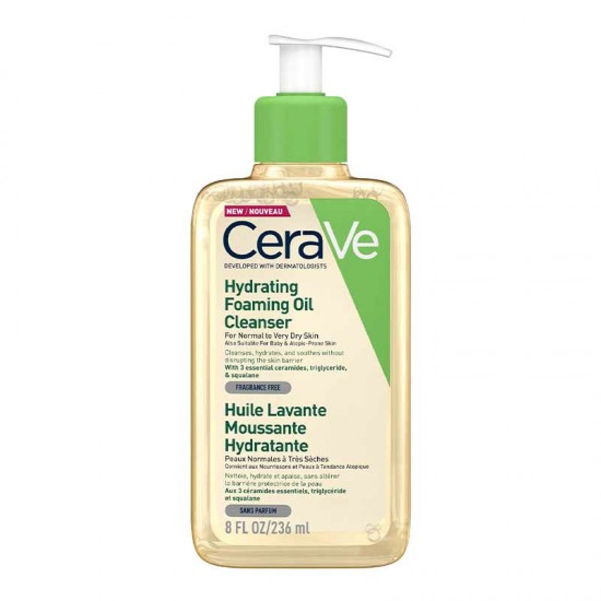 CeraVe Hydrating Foaming Oil Cleanser for Dry Skin 236ml