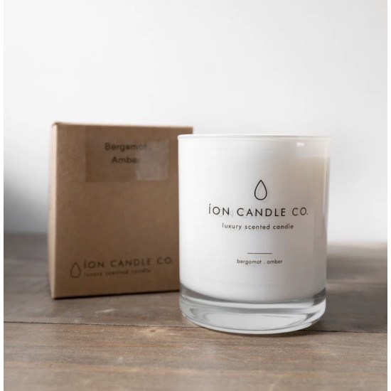 ION Candle Co Bergamot and Amber Candle - 220g