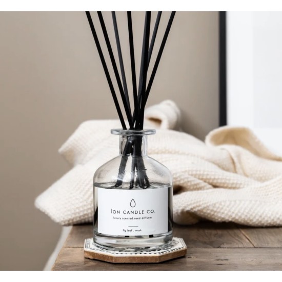 ION Candle Co Fig Leaf & Musk Reed Diffuser - 200ml ION Candle Co Fig Leaf & Musk Reed Diffuser - 200ml