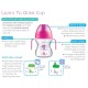 MAM Learn to Drink Cup and Dummy 6+ Months - Pink