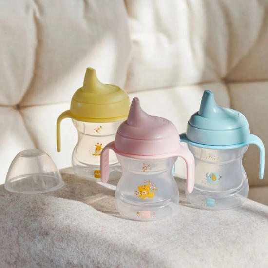 MAM Learn to Drink Cup and Dummy 6+ Months - Pink