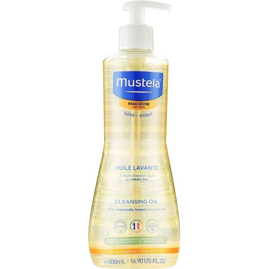 Mustela Cleansing Oil 500ml - dry skin