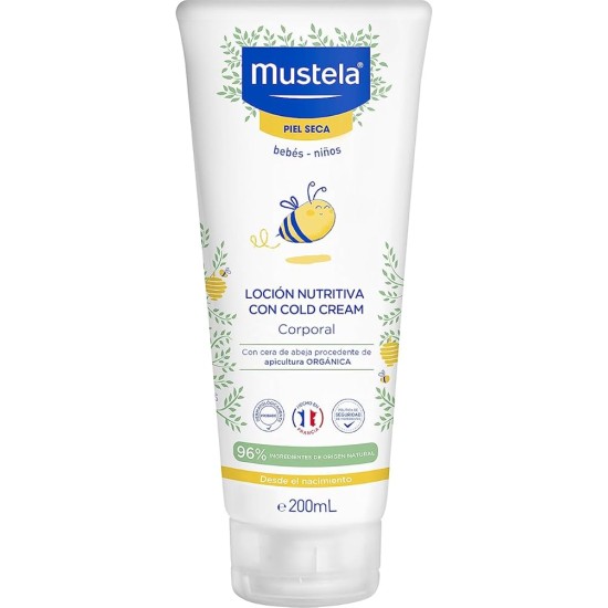 Mustela Nourishing Lotion with Cold Cream 200ml - dry skin