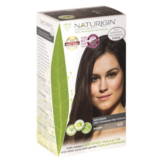 NATURIGIN - 4.0 BROWN (PERMANENT HAIR COLOUR)