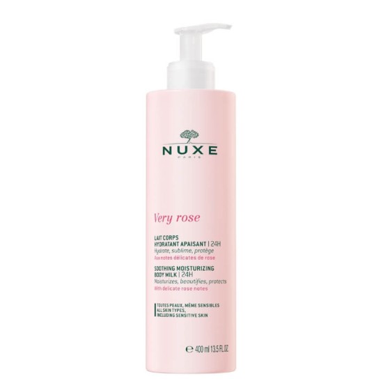 Nuxe Very Rose Soothing Moisturising Body Milk 400ml