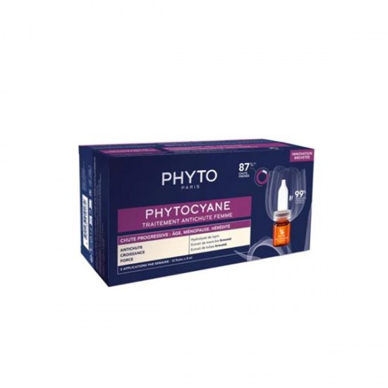 Phyto Phytocyane Anti Hair Loss Treatment For Women- Progressive