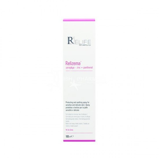 Relizema™ spray & go – zinc + panthenol