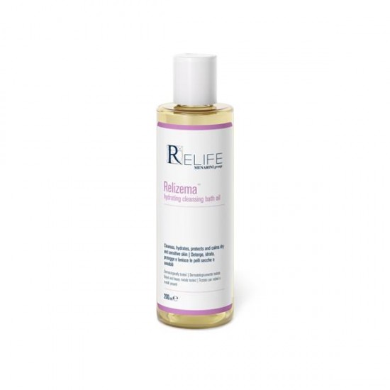 Relizema™ hydrating cleansing bath oil