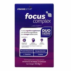 Revive Active Focus Complex - 30 Focus & 30 Omega-3 Capsules
