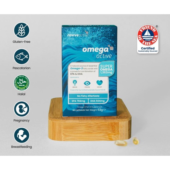Revive Active Omega Active - 60 Capsules