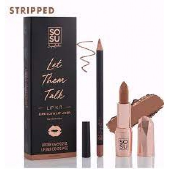 SOSU LET THEM TALK | LIP KITS - STRIPPED