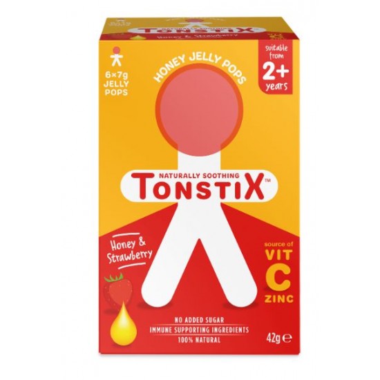 Tonstix Honey Jelly Pops Strawberry