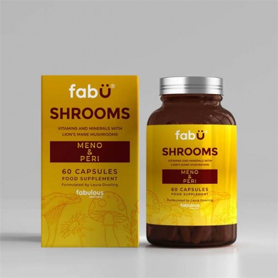 fabÜ Wellness SHROOMS MENO + PERI FOOD SUPPLEMENT 60 CAPSULES