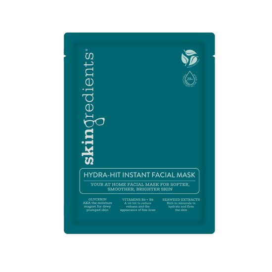 Skingredients Hydra-Hit Instant Facial Mask Skingredients Hydra-Hit Instant Facial Mask