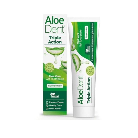 Aloe Dent Triple Action Gel Toothpaste Aloe Dent Triple Action Gel Toothpaste